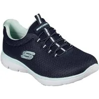 Skechers SUMMITS Slip-On Sneaker Freizeitschuh, Komfortschuh mit stoßdämpfender Zwischensohle