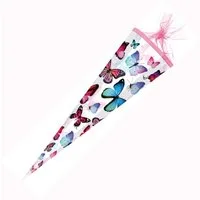 Nestler Schultüte Nestler Schultüte Schmetterling 6eckig 85cm