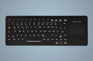 Cherry Hygiene Backlit Compact Touchpad Keyboar | ak-cb4400f-gus-b/us | Tastatur