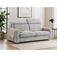 Beautysofa Schlafsofa Pavarti modernes Sofa mit italienischem Klappmechanismus und Matratze, mit Bettkasten, verstellbaren Kopfstützen und Schlaffunktion, in 3 Größen & 8 Farben