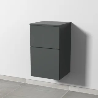 Sanipa 3way Unterschrank mit 2 Auszügen, Anthrazit-Matt, SM14322 SM14322
