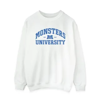 Disney Monsters University Logo-Sweatshirt für Damen/Damen (Weiß)