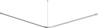 Neuesbad Dusche CURTAIN Stange FUNKTION Dia.22 1200x1200mm, Polished NB1DENIL0DZ21