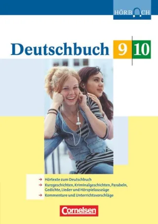 Deutschbuch Gymnasium - Hörbücher - zu allen Ausgaben: 9./10. Schuljahr - Hörbuch-CD [Audio CD] [2007] Fenske Ute Schurf Bernd Faßbender Sandra