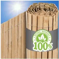 urfence Sichtschutzzaunmatten aus Bambus - 90x300 Sichtschutz Bambusmatte - Balkon Terrasse Garten, Balkonverkleidung Windschutz Sonnenschutz - Pergola Sichtschutzmatte