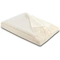 Wohndecke Soft Impression im Doubleface-Look, Biederlack, Baumwolle-Kaschmir-Mix