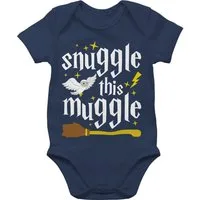 Shirtracer Shirtbody Snuggle This Muggle Harry Strampler Baby Mädchen & Junge