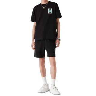Casablanca L'arche Design Schwarzes T-shirt