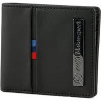 BMW Geldbörse BMW M Motorsport Geldbörse Herren Schwarz Puma Portemonnaie (1-tlg)