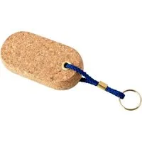 Kork-Deko.de Schlüsselanhänger Boots-Schlüsselanhänger aus Kork (schwimmfähig), Oval
