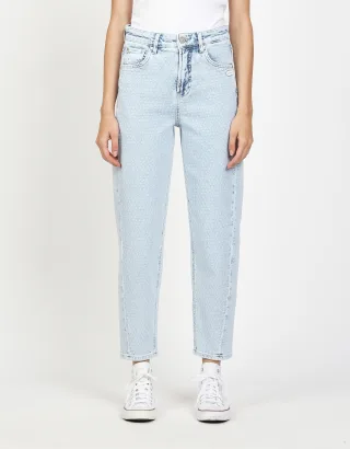 GANG Damen 94BLAKE - balloon fit Jeans bleached jacquard