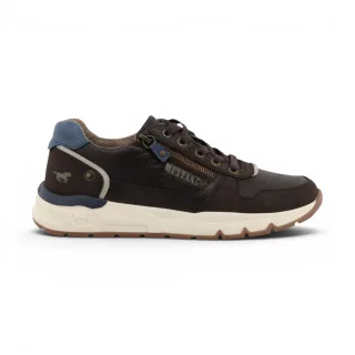 Mustang Herren braune Kunstleder-Sneaker – M0051001