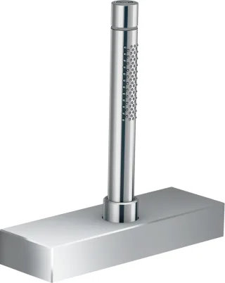 Hansgrohe Wannenrandset Axor Edge mit sBox und Handbrause chrom, 46470000 46470000