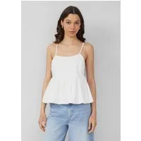 QS Muskelshirt Bluse Babydoll-Blusentop, QS x Sarah & Tini