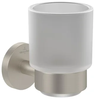 Villeroy & Boch Glashalter Elements - Tender 74x100x96mm Brushed Nickel Matt TVA15101800064