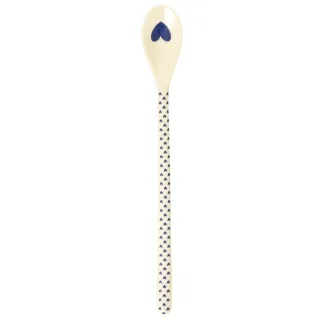 Rice Melamin Latte-Löffel Favorite Hearts / Navy Blue