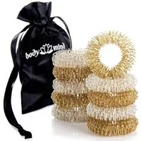 Body & Mind Shiatsu-Akupressurgerät Entspannungsmassageringe – Fingerakupressurringe für mehr Wohlbefinden, Yin Yang Ring Set 10-tlg., Wellnessmassage, Entspanne & Relaxen
