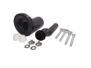 Tece Anschlussset etagiert 25 mm, DN 90, für wandhängende WCs, 9880073 9880073