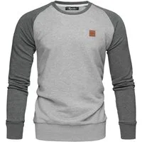 REPUBLIX Sweatshirt ADAM Herren Pullover mit Rundhalsausschnitt & Raglan-Ärmeln
