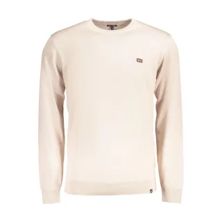 Norwegen 1963 Beiger Baumwollpullover für Herren