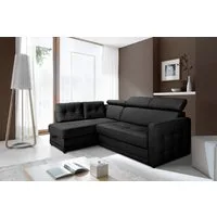 exxpo - sofa fashion Ecksofa Arles, Federkern, zeitlos, Breite 225cm, L-Form, wahlweise mit Bettfunktion und Bettkasten, inkl. Kopfteilverstellung