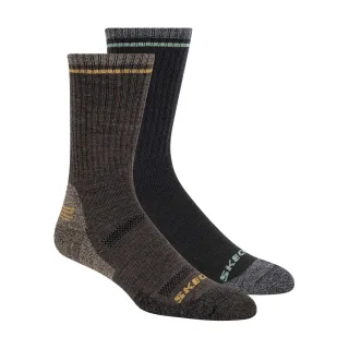 Skechers - Socken für Herren (2er-Pack) (Mittelbraun)