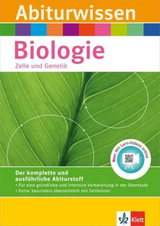 Klett Abiturwissen Biologie - Zelle und Genetik: für Oberstufe und Abitur mit Lern-Videos online