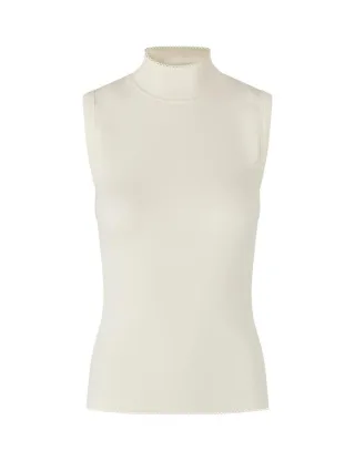 mbym - Ärmelloses Top - Magen SL Crochet-M beige - Gr. - M