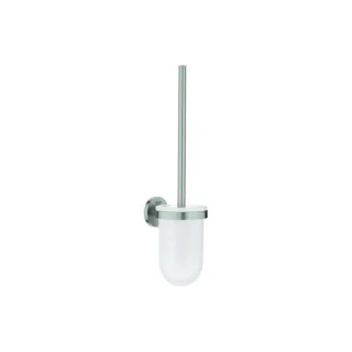 Grohe Essentials WC-Bürstengarnitur 40374DC1 supersteel, Wandmodell, verdeckte Befestigung