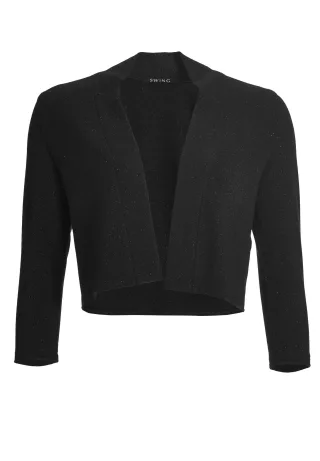 SWING - Weiches Bolero-Jäckchen black - Gr. - S