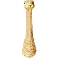 Kare Design Wanddekoobjekt Wandschmuck Ostrich Gold 19x72cm
