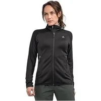 Schöffel Fleecejacke Hiking Style Cascata (2-Wege-Stretch, warm) schwarz Damen