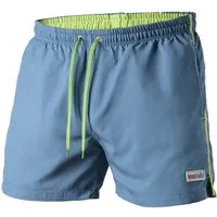 Mount Swiss Badeshorts Mount Swiss Männer Badehose DARIO mit seitlichen Taschen & Gesäßtasche (1-St)