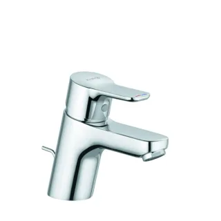 Kludi Pure&easy Waschtischarmatur 372850565 chrom, DN 15, mit Kunststoff-Ablaufgarnitur