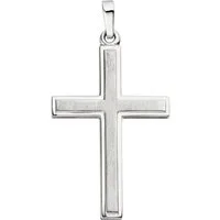 JOBO Kreuzanhänger Anhänger Kreuz, 925 Silber