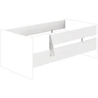 PAIDI Umbauseiten FIENE Sicherheits-Set für sorgenlosen Schlaf, Umbau vom Babybett zum Kinderbett / Kindersofa, 70x140cm in Grau