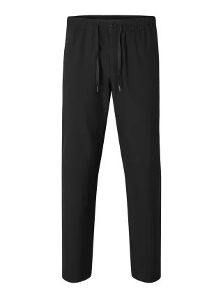 selected men - SLM196-STRAIGHT ROBERT STRING PANT NOOS Black - Gr. - M