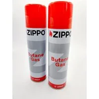 Zippo Camping-Gas ZIPPO Premium Butane Gas - Das Original 2 x 250 ml, perfekt für Ihr Zippo Feuerzeug