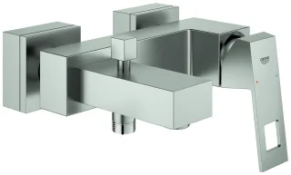 GROHE EH-Wannenbatterie Eurocube 23140 Wandmontage eigensicher supersteel, 23140DC0 23140DC0