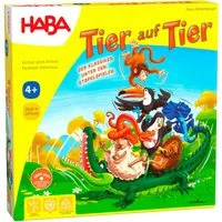 Haba Spiel Tier auf Tier - Der Klassiker unter den Stapelspielen, Stapelspiel