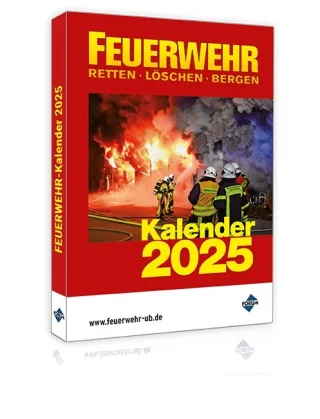 FORUM Verlag | Feuerwehr Taschenkalender 2025 | speziell für Feuerwehrleute | Infos & Tipps | praktisches Taschen-Format