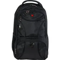 Travel N Meet Reisetasche Travel N Meet Laptop Rucksack 15 Zoll (Businessrucksack), Herren Business-, Freizeitrucksack Polyester, schwarz ca. 48cm hoch
