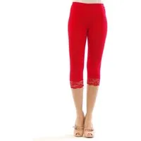SYS 3/4-Leggings Capri 3/4 Leggings Spitze Leggins hauteng Damen