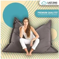 LazyBag Sitzsack Lazybag – XXL Nylon Sitzsack – Wasserfest, Innen und Außen,180x140 cm (Sitzkissen Bean-Bag, Nylon Bezug), 180 x 140 cm