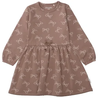 STACCATO - Md.-Sweatkleid soft peanut aop - Gr. - 110