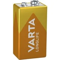 VARTA LONGLIFE Batterie, (9 V, 1 St), E-Block / 6LP3146, 9 V, Alkali