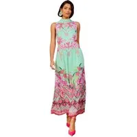Love & Roses Maxikleid Love & Roses Maxikleid mit Schleife, Regular (1-tlg)