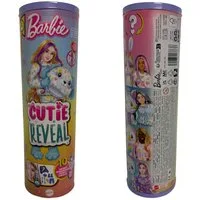 Barbie Stehpuppe Barbie Cutie Reval Puppe im Plüsch-Hündchenkostüm + Überraschungen