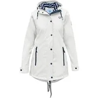 MADSea Regenjacke Friesennerz Weiß wasserdichter Regenmantel weiß maritim