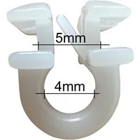 rewagi Gardinengleiter 100 Universal-Gleiter GON für Alu Gardinenschienen - Laufnut 6mm, Gardinenschiene, Gardinenleiste, Gardinen, Vorhänge, (100-St)